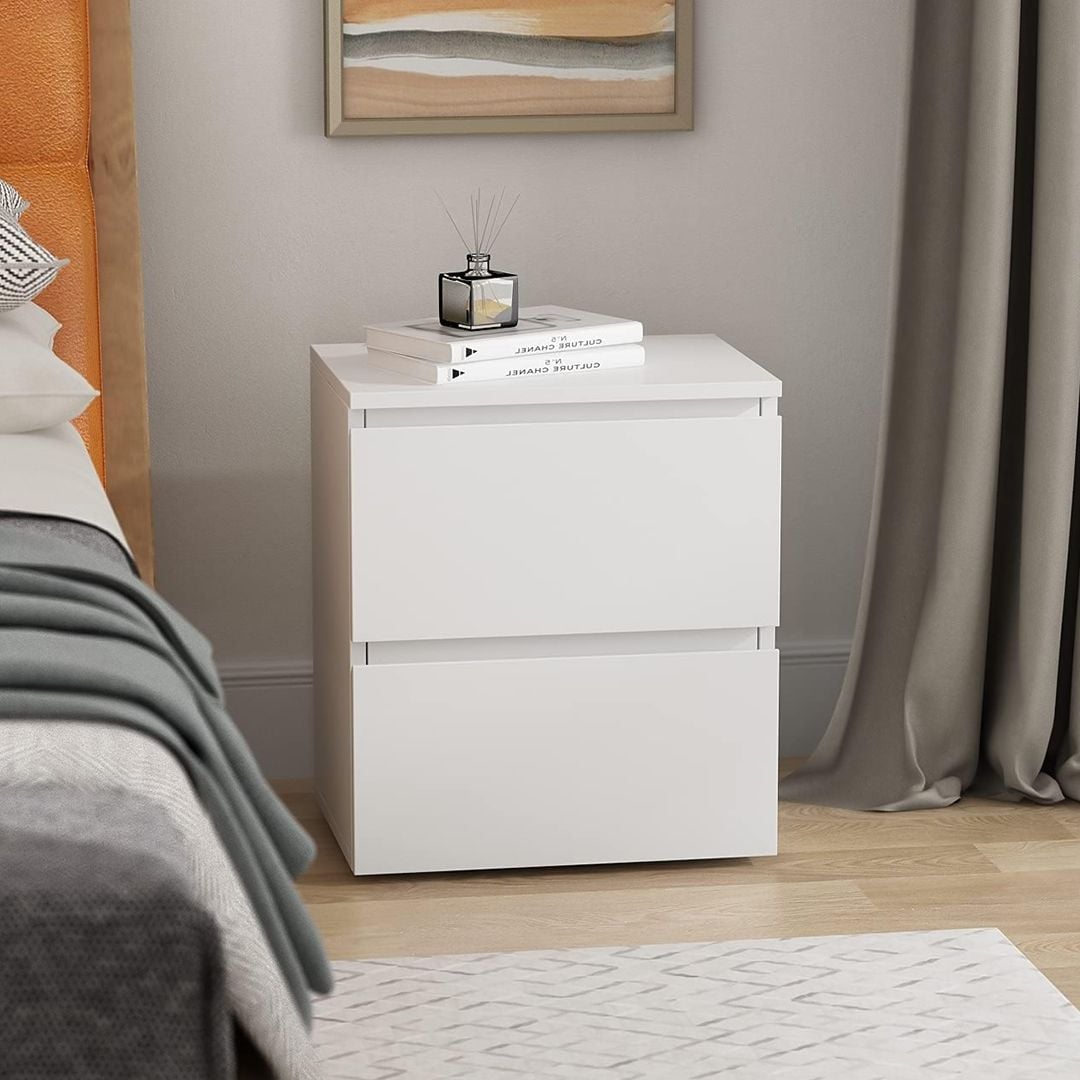 Nightstand with Hidden Safety Safe - 16