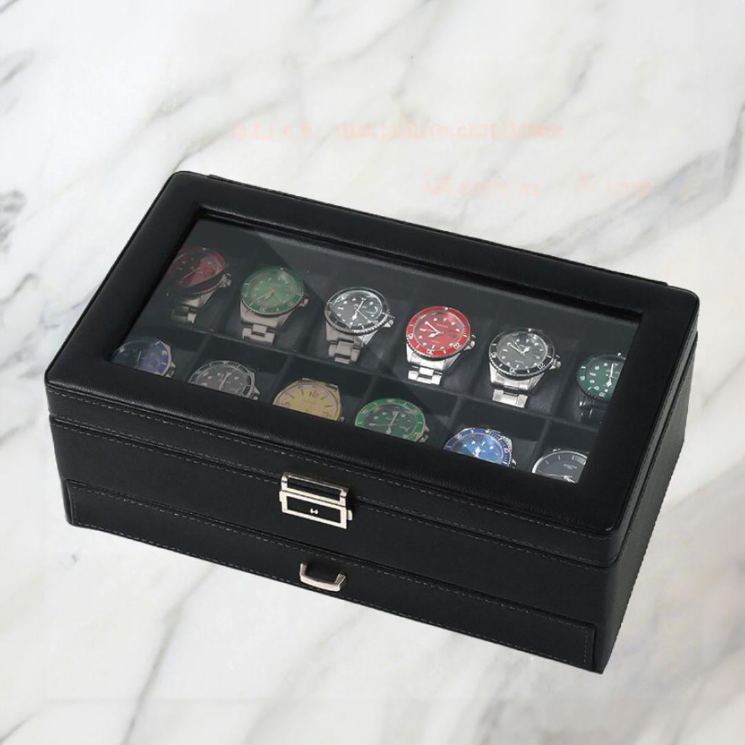 Leather Box for Accessories and Watches - 7