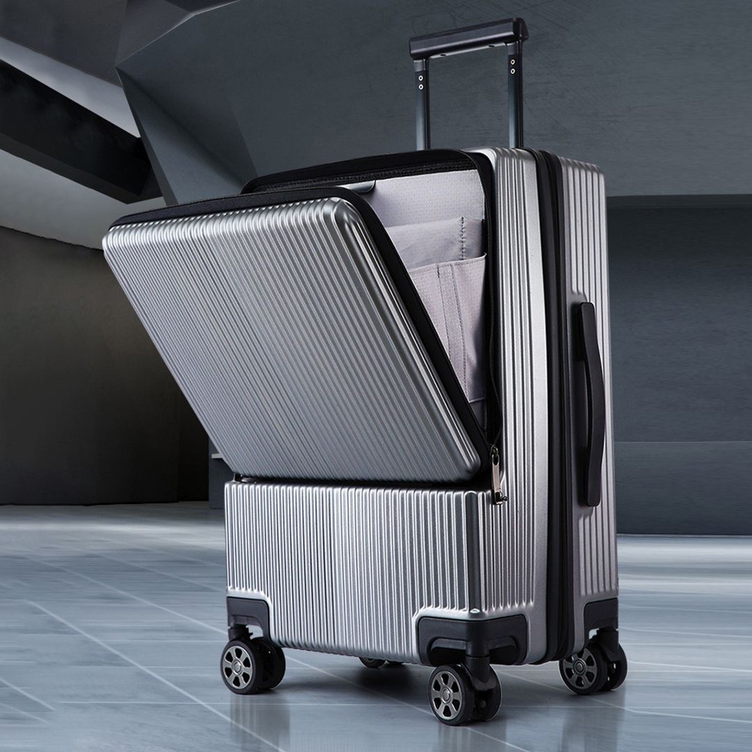 حقيبة سفر مع قفل و مدخل شحن USB	 - 7