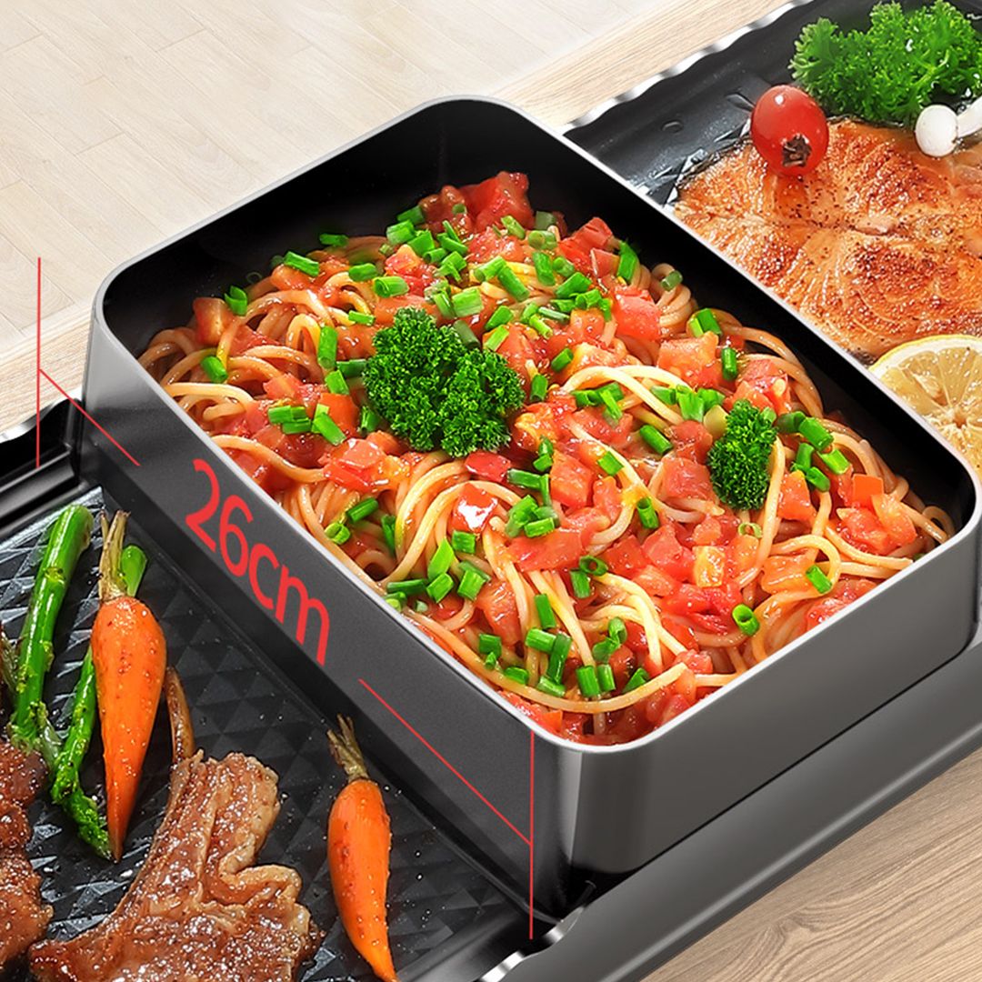 Double Electric Grill with Pot product thumbnail 4