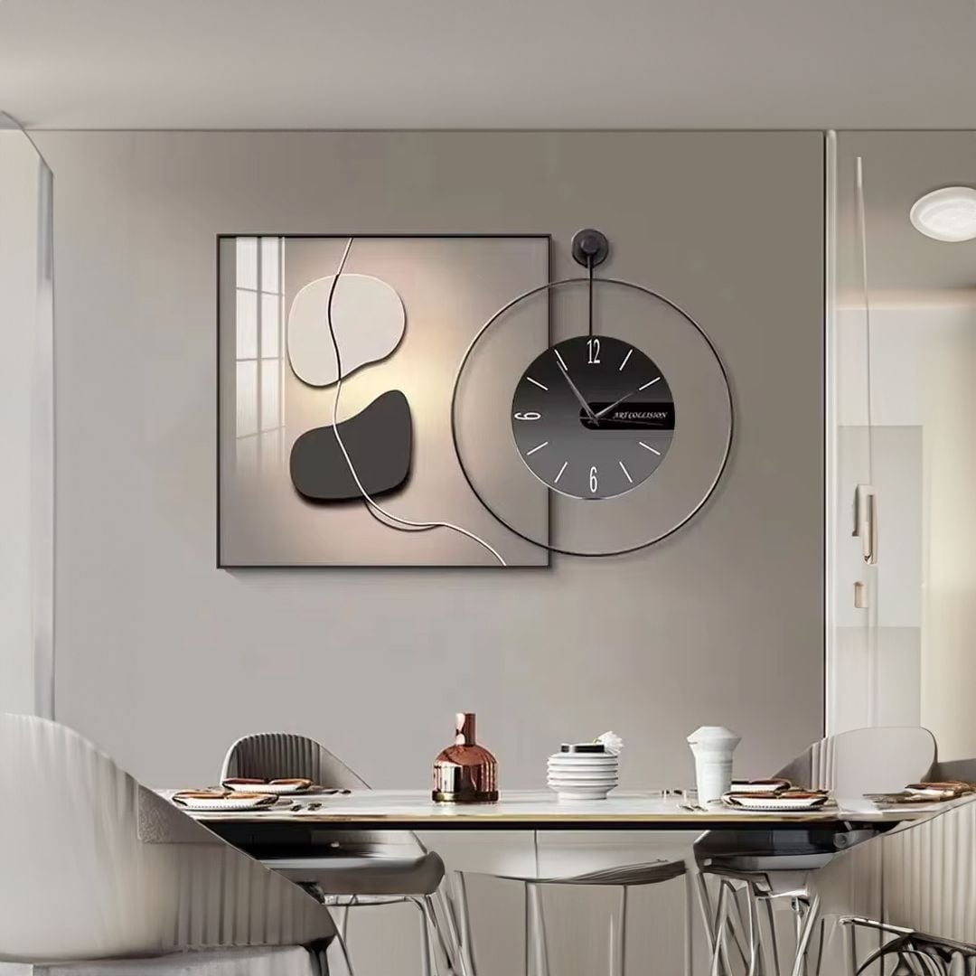 Round wall clock with Photo Frame product thumbnail 3