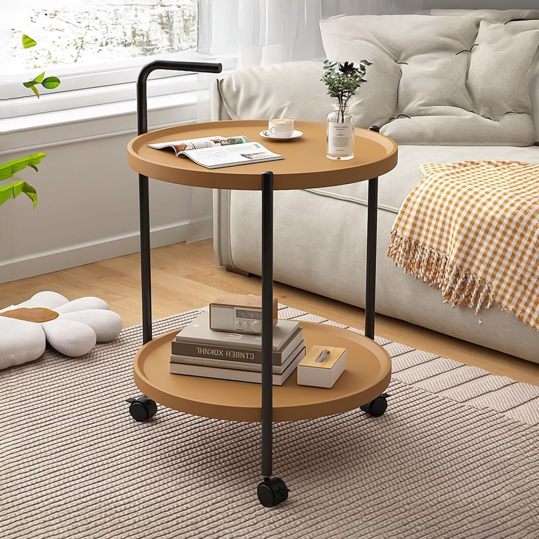 عربة ضيافة دائرية مزدوجة - 2