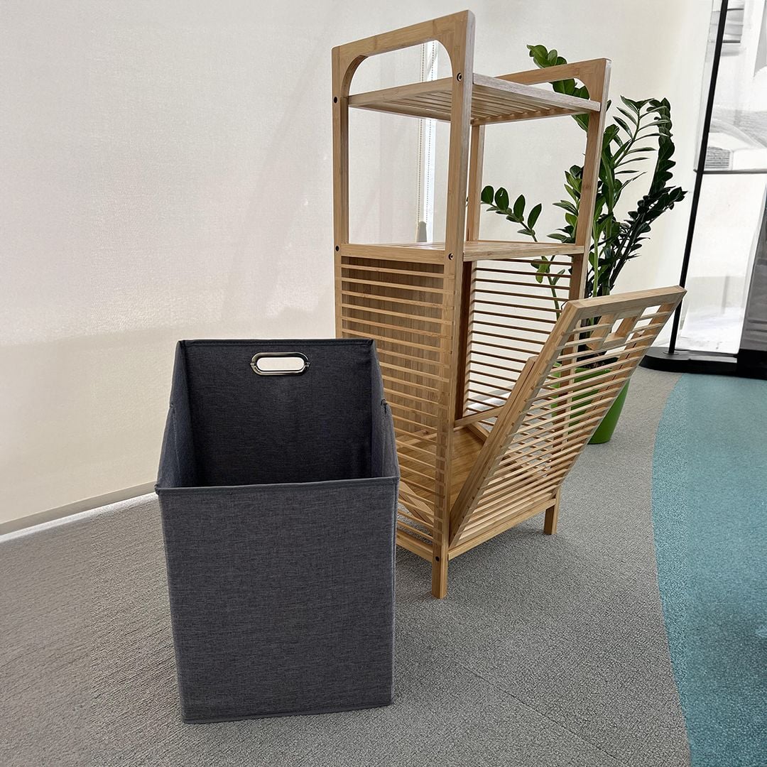 Laundry Basket with Wooden Shelves product thumbnail 8