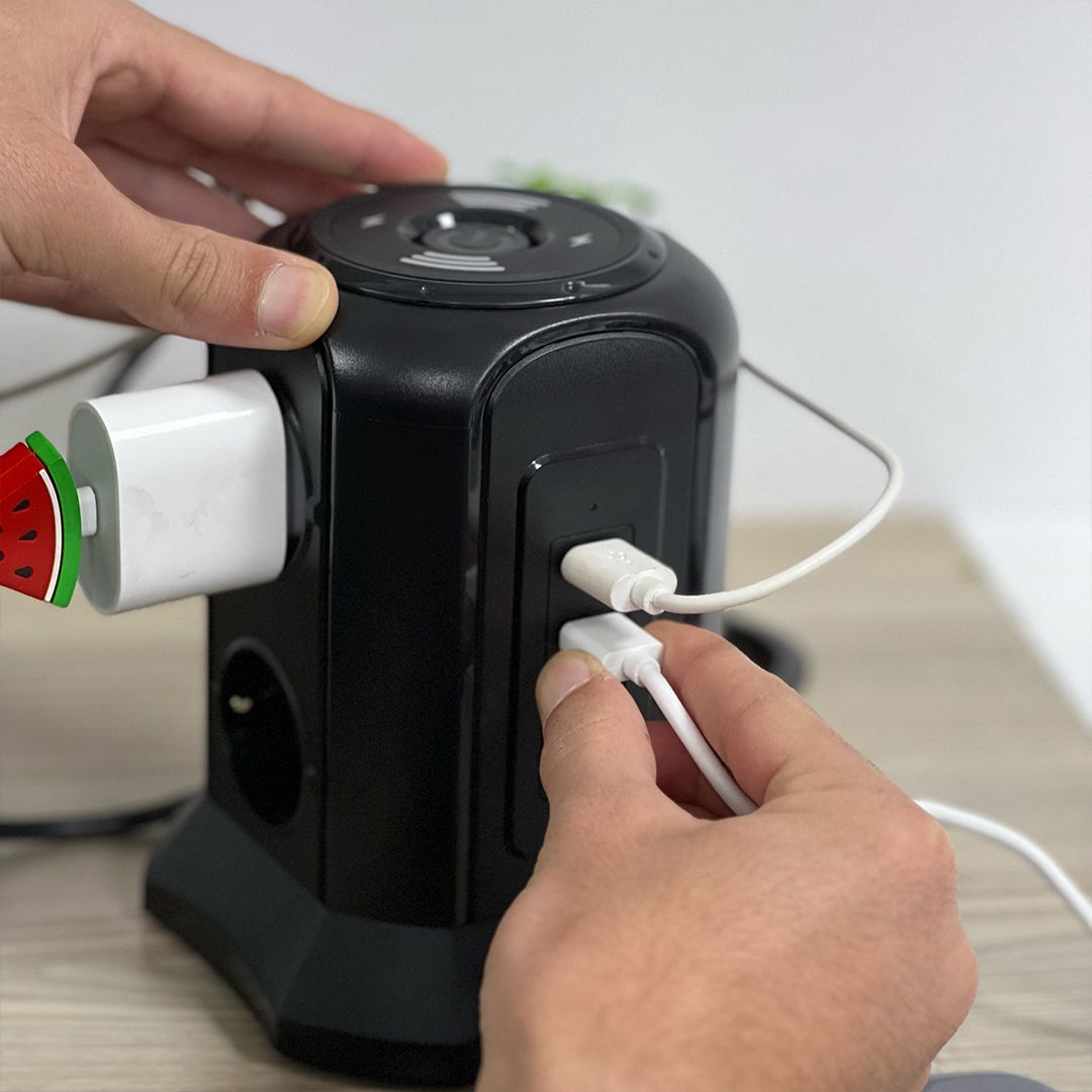 Multiple Power Socket with Wireless Charging B product thumbnail 5
