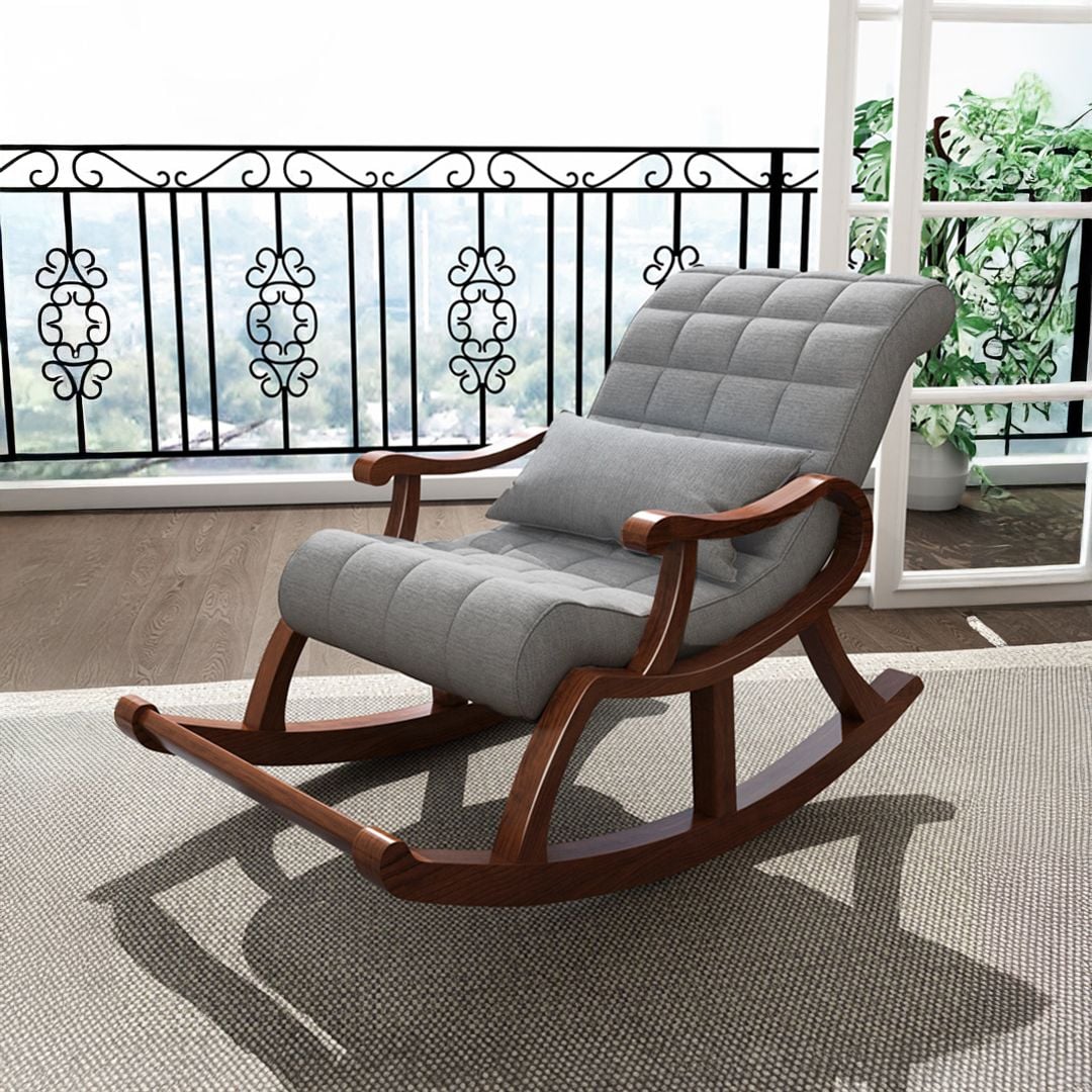 كرسي هزاز خشبي - 12