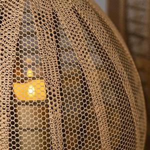 فانوس الشموع الخشبي - 55 سم - 4