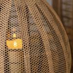 فانوس الشموع الخشبي - 55 سم - 3