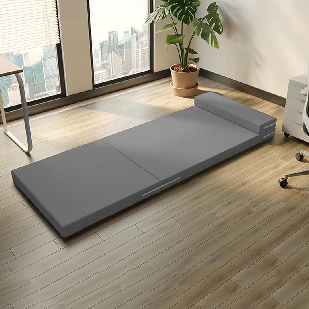 مرتبة نوم قابلة للطي مع وسادة مدمجة - 1