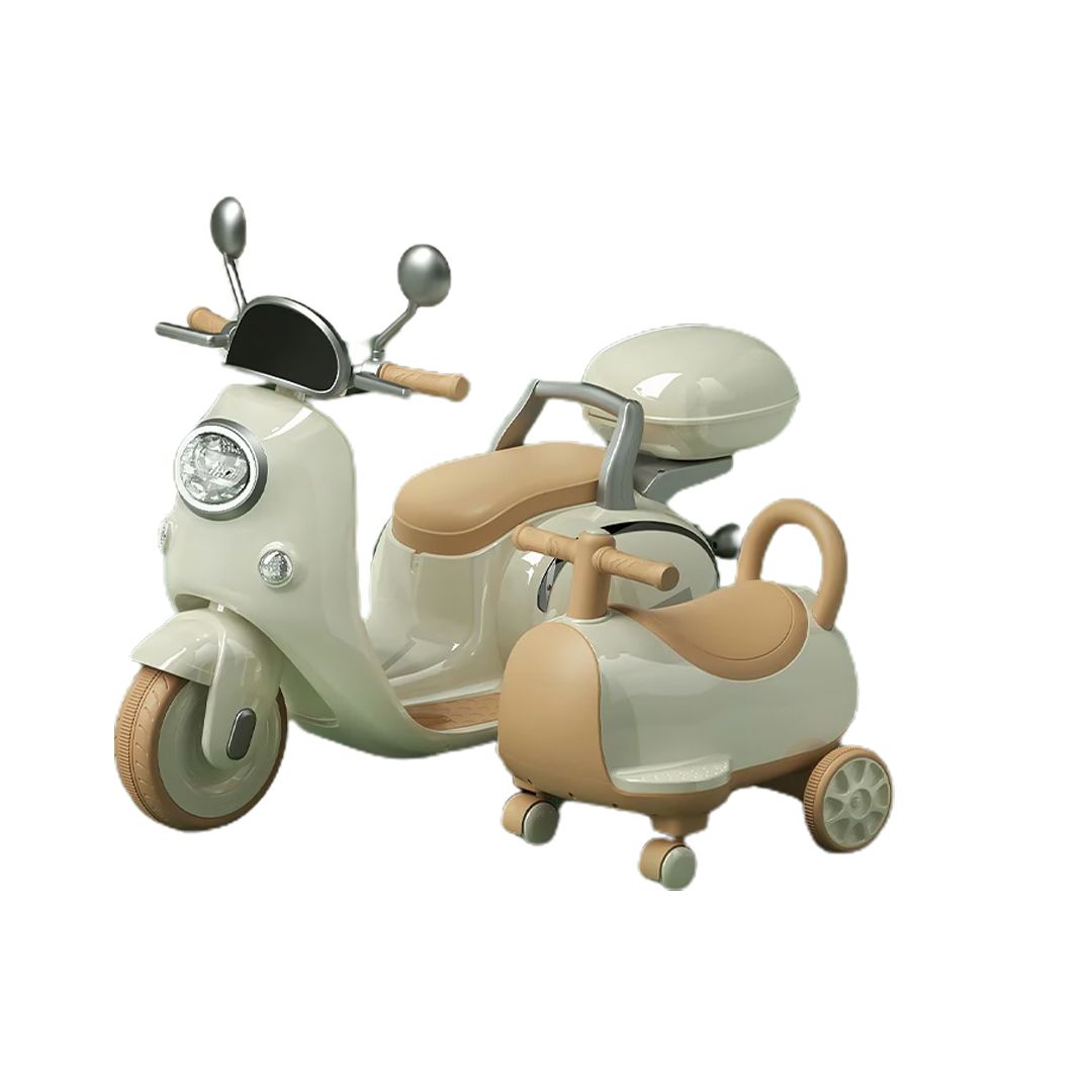 دراجة فيسبا للأطفال بمقعدين - 9