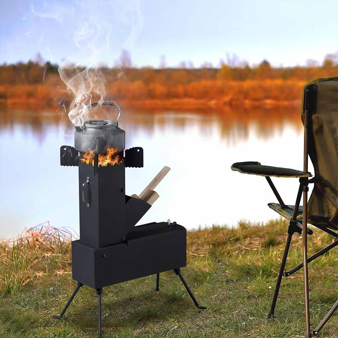 Folding Metal Cooking Stove product thumbnail 3