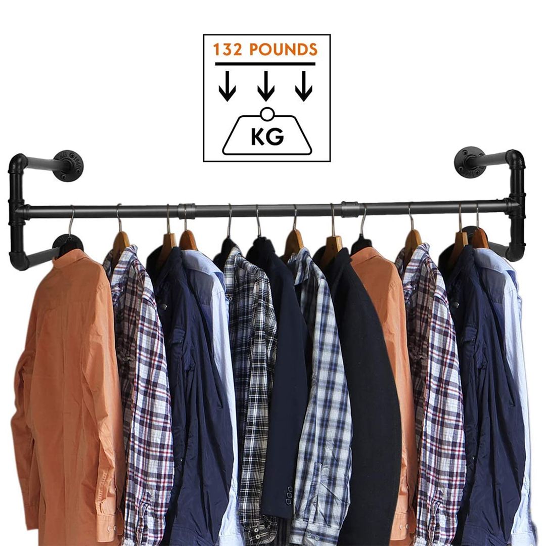 Industrial Pipe Clothing Rack product thumbnail 16