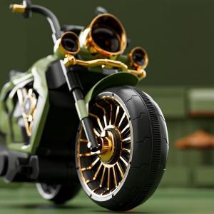 دراجة نارية للأطفال بمُحرك مزدوج - 5