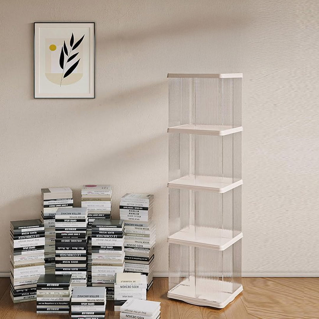 مكتبة أكريليك دوارة - 4