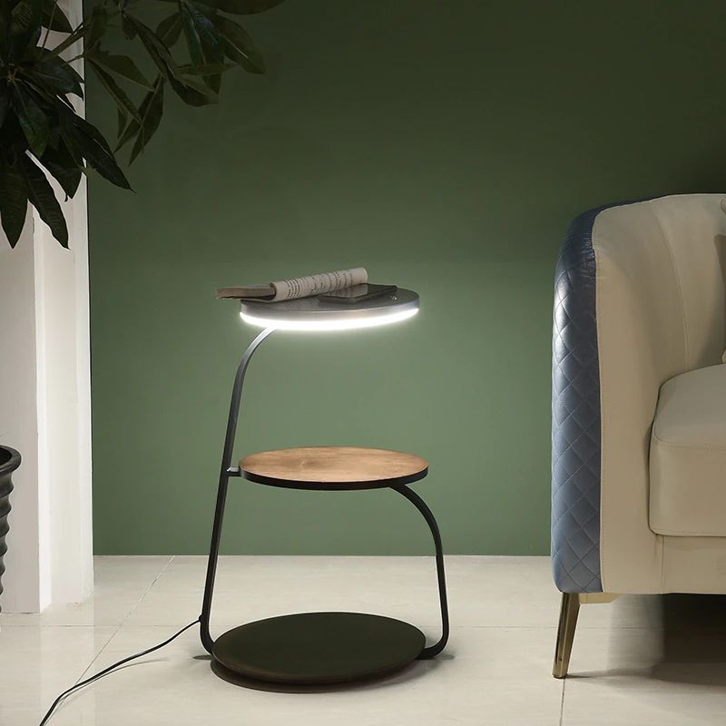 LED wooden table with fast Charging Technology product thumbnail 8