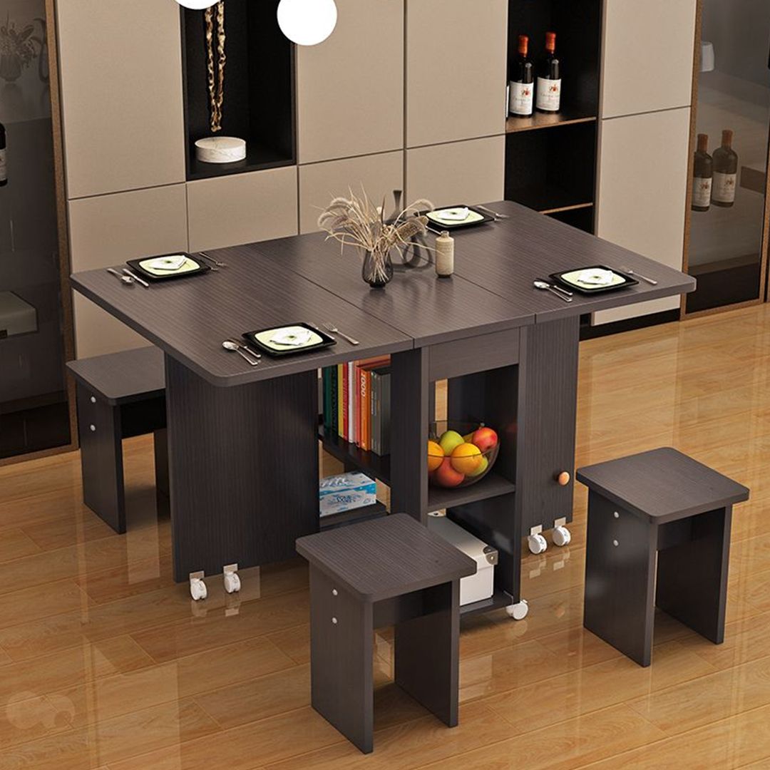 Dining Table on Wheels with Four Chairs product thumbnail 2
