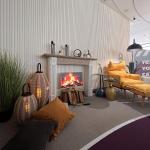 ديكور الموقد الخشبي بتصميم عصري - 14