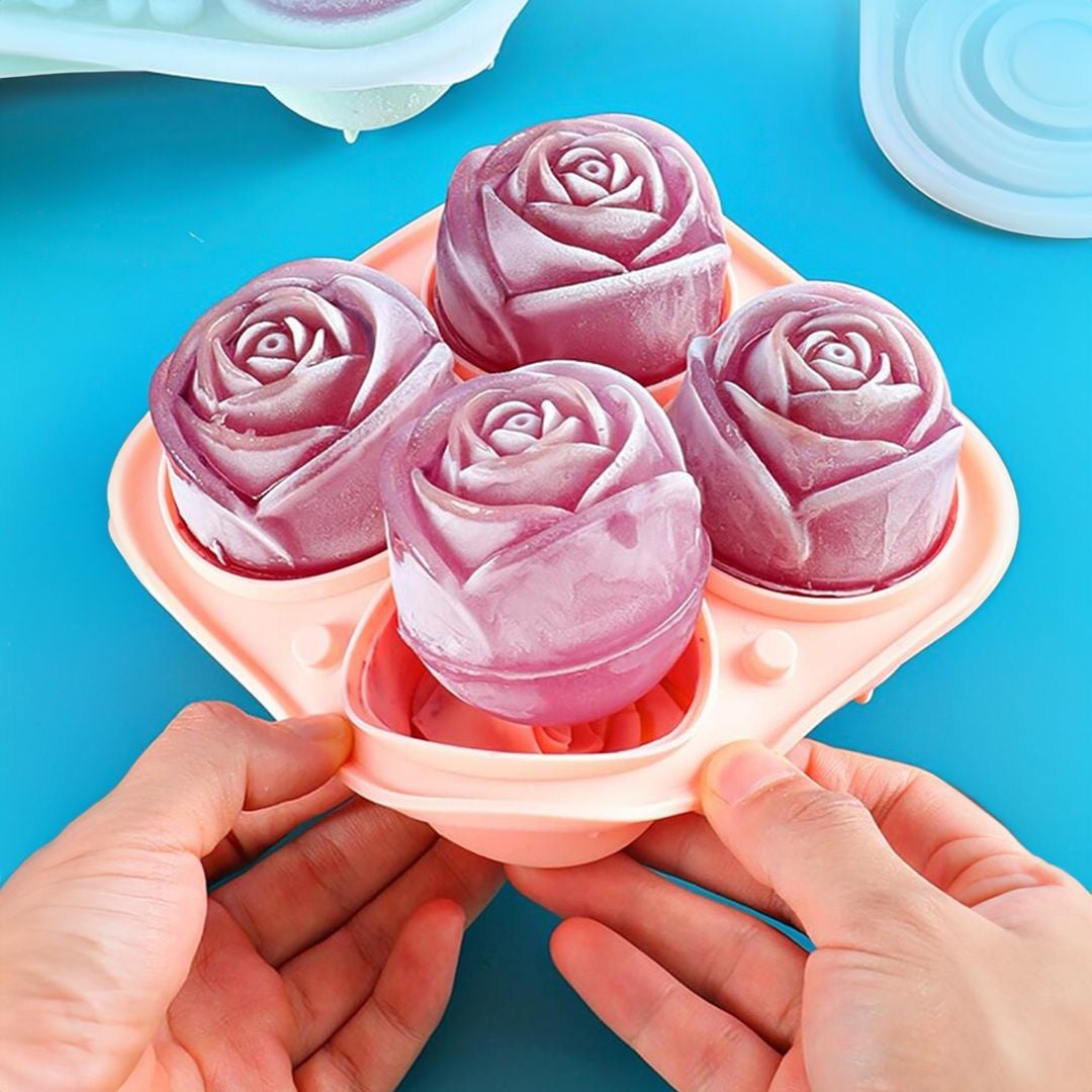 مجموعة قوالب الثلج بعدة أشكال - 3