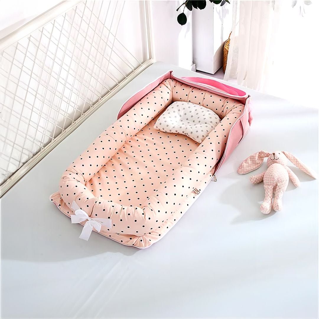 سرير متنقل للأطفال مع حقيبة - 8