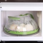 غطاء تسخين الطعام بالميكروويف مع فتحة للبخار - 12