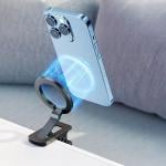 حامل هاتف مغناطيسي مع مشبك