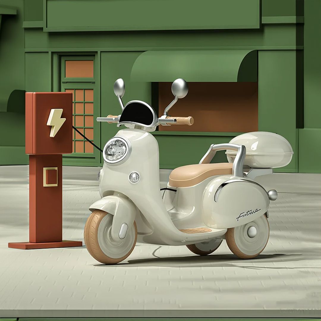 دراجة فيسبا للأطفال بمقعدين - 11