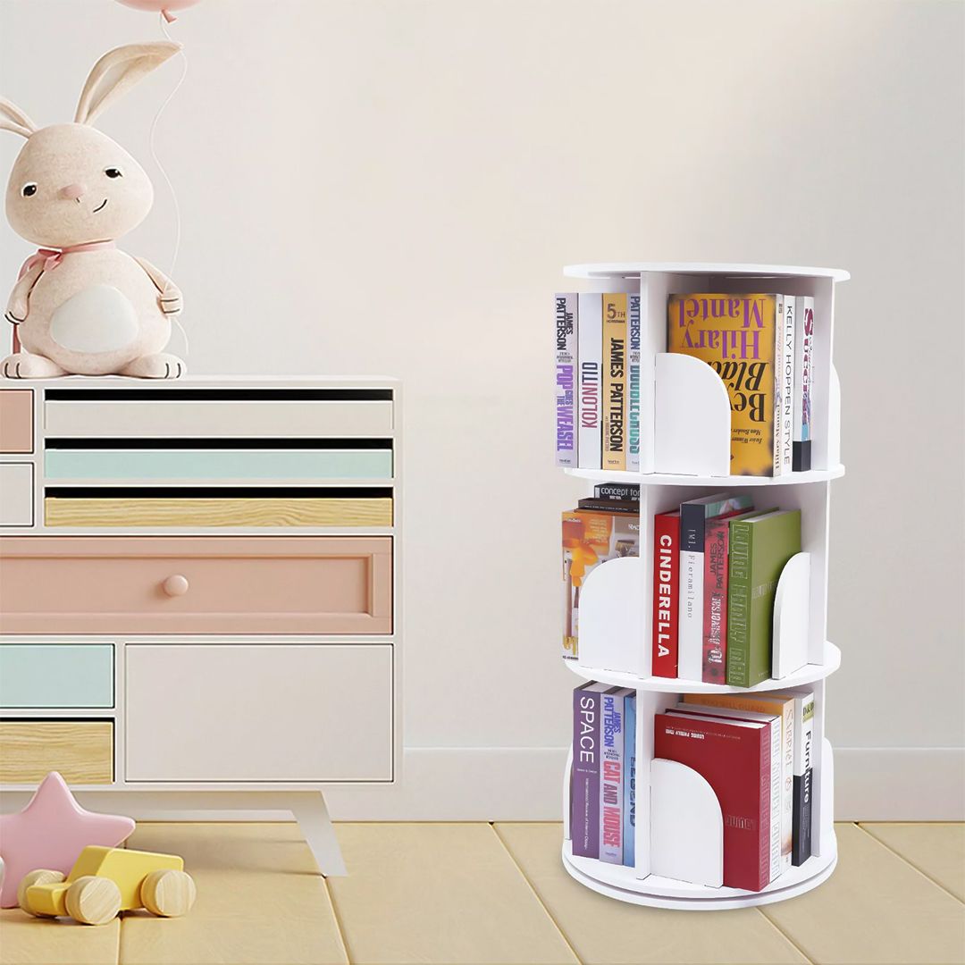 Wooden Library with Swivel Base- 3 Layers product thumbnail 5