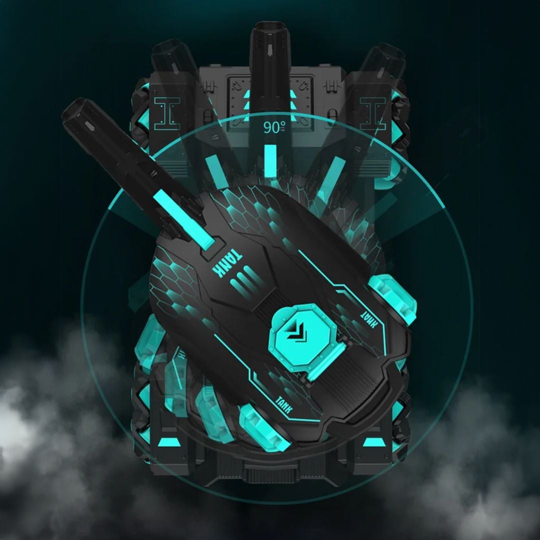 دبابة ريموت كنترول مع قاذف كرات الجل - 3