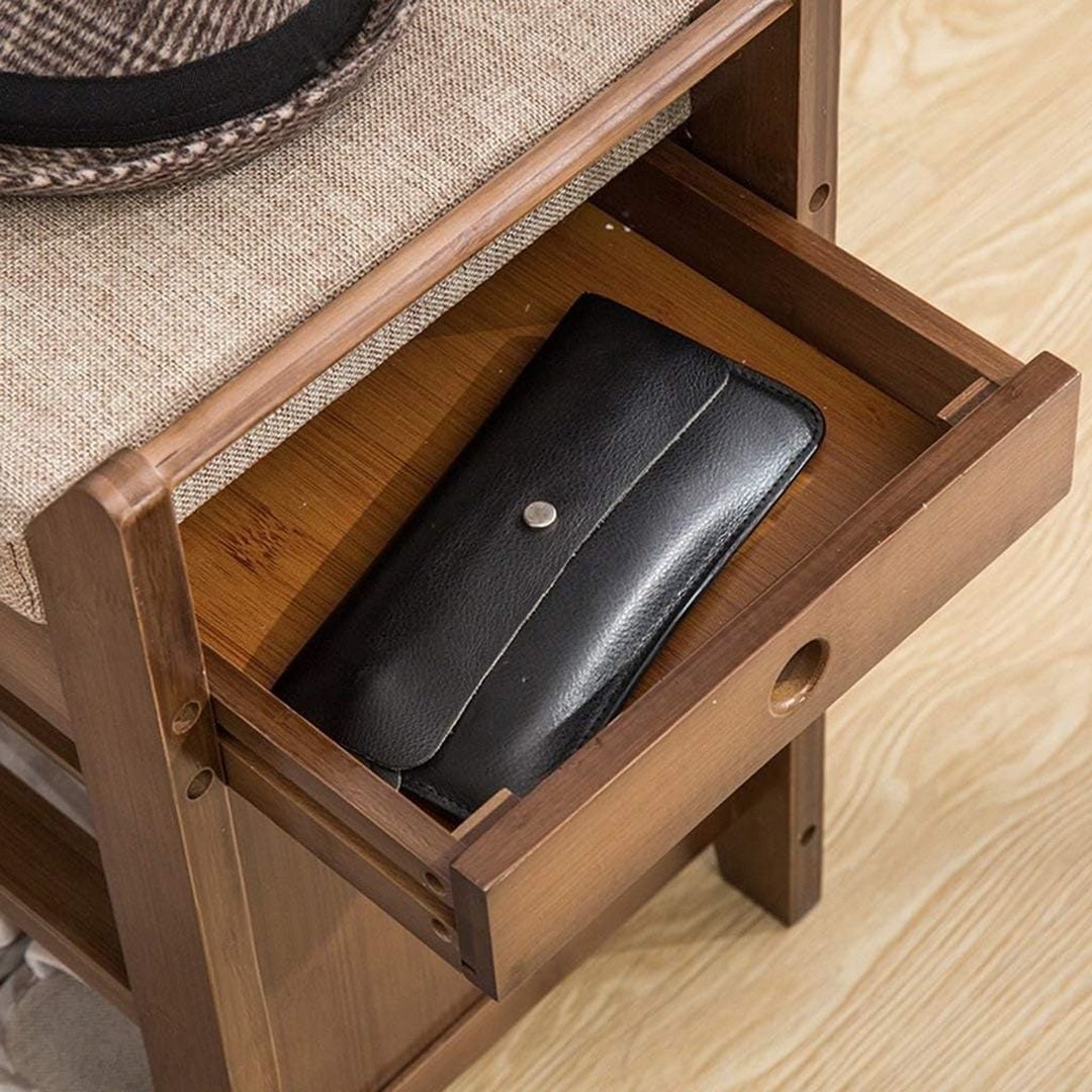 Shoe Storage Shelves with Bench Seating product thumbnail 11