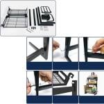 رفوف تنظيم المطبخ 3 رف - 12