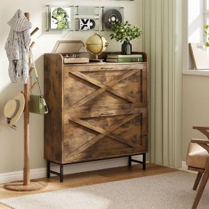 خزانة أحذية بتصميم ريفي - 4