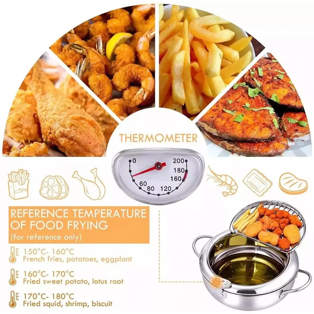 Stainless Steel Deep Frying Pot product thumbnail 18