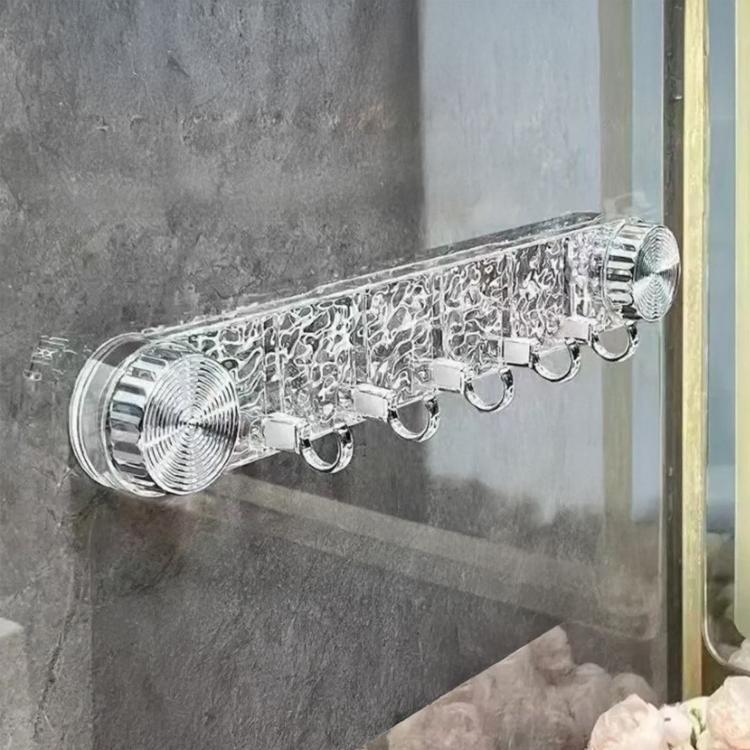 علاقة جدارية مع خطافات دوارة - 1