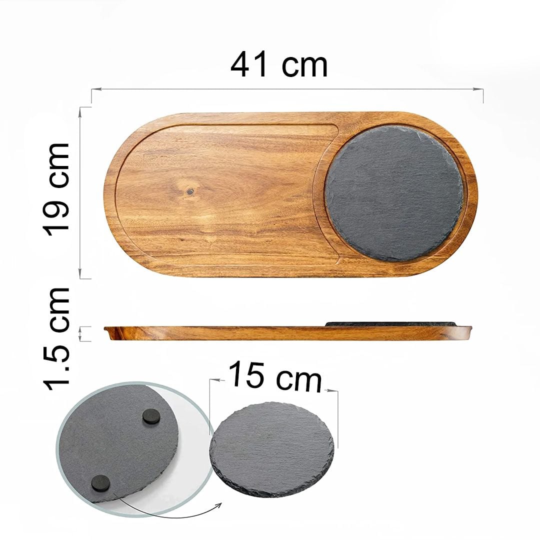 Steak Serving Board with Slate Stone product thumbnail 18