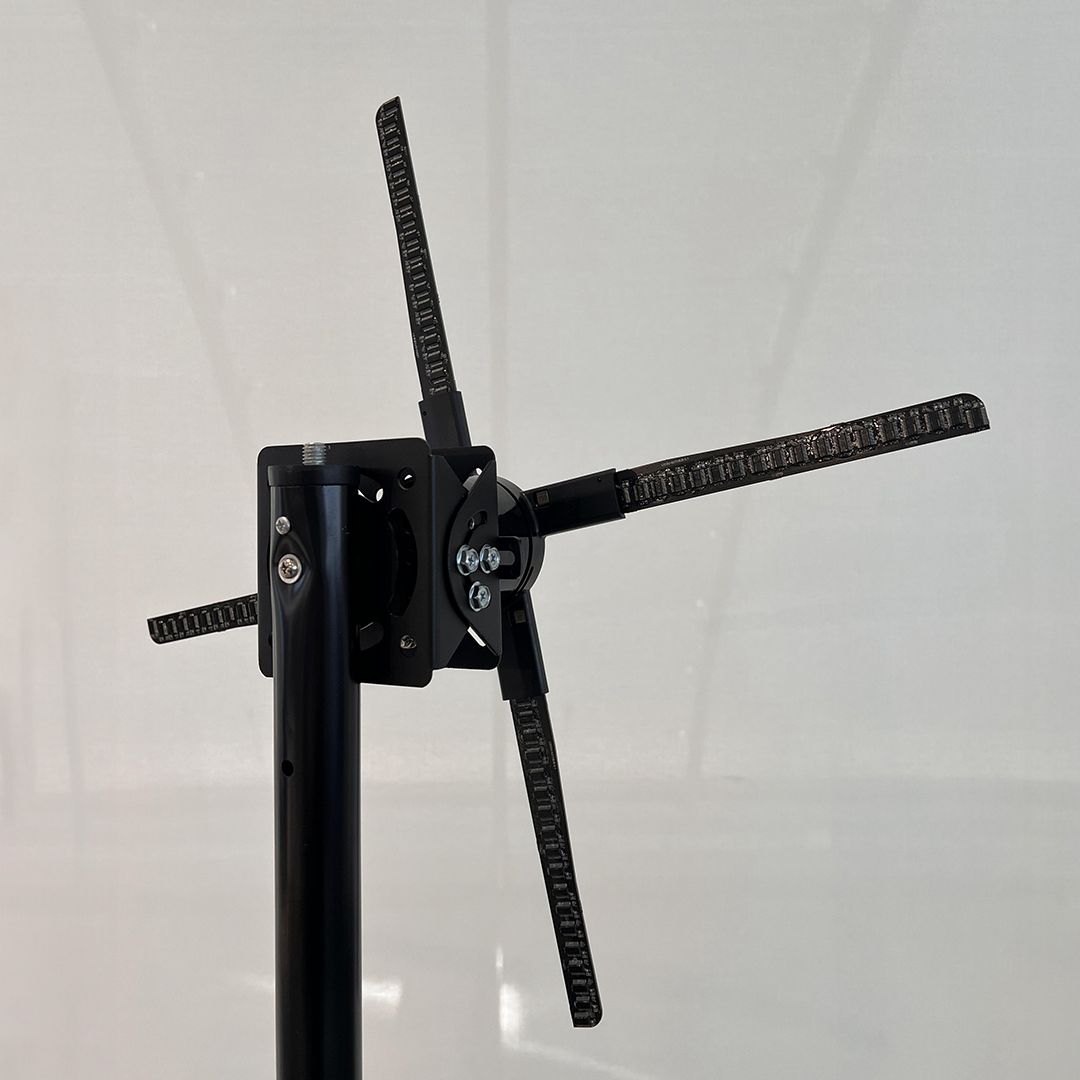 جهاز عرض هولوجرام 52 سم مع ستاند - 8