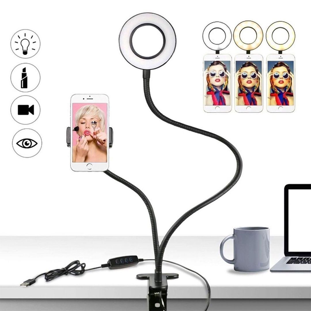LED Phone Holder Clip With LED Light product thumbnail 7
