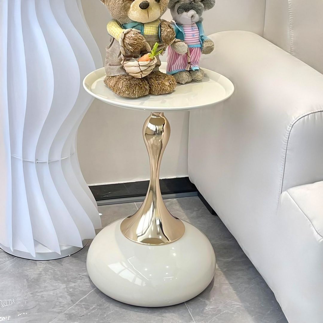 طاولة جانبية فاخرة بتصميم مزهرية - 7