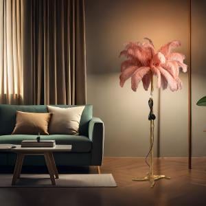 Palm Tree Floor Lamp	 - 1