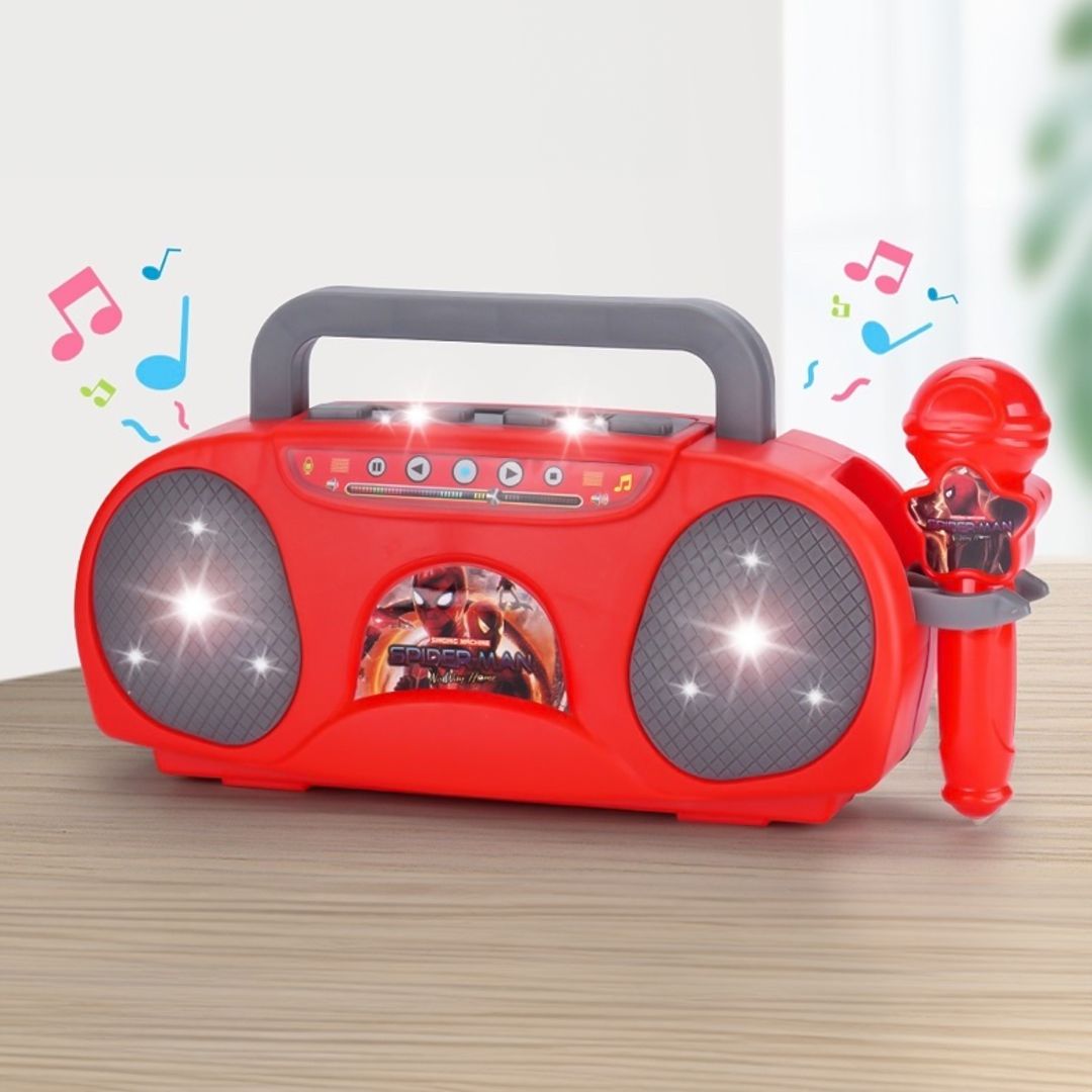 لعبة راديو و ميكروفون كاريوكي للأطفال - 2