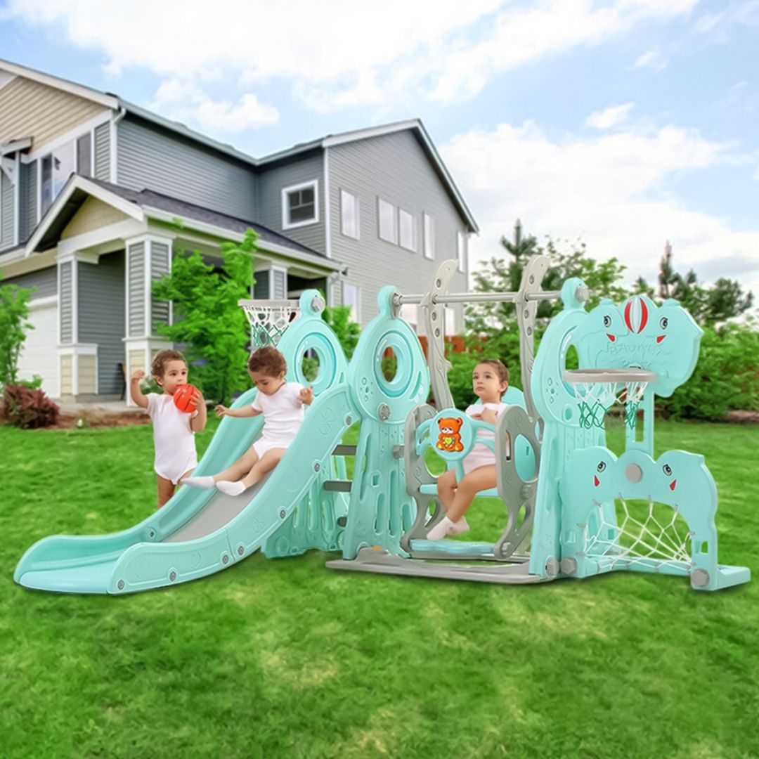 Kids-Swing-with-Slide-and-Basket-M4 product thumbnail 3