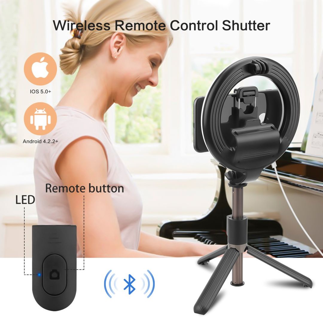 Selfie Stick Ring Light Tripod product thumbnail 20