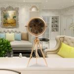 Golden Gear Art Table Clock - 13