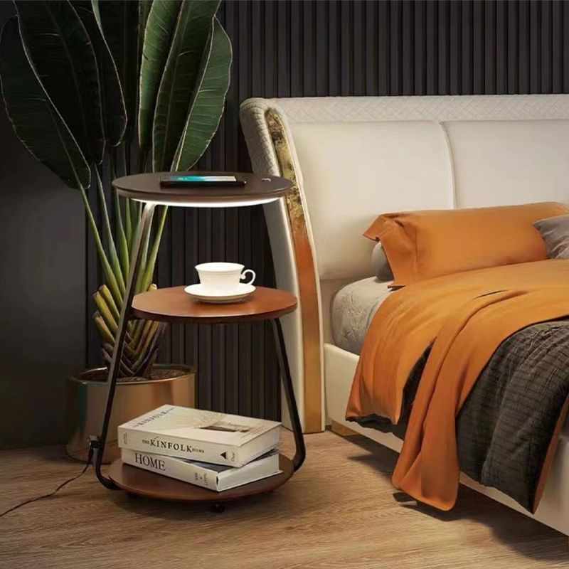 LED wooden table with fast Charging Technology product thumbnail 18