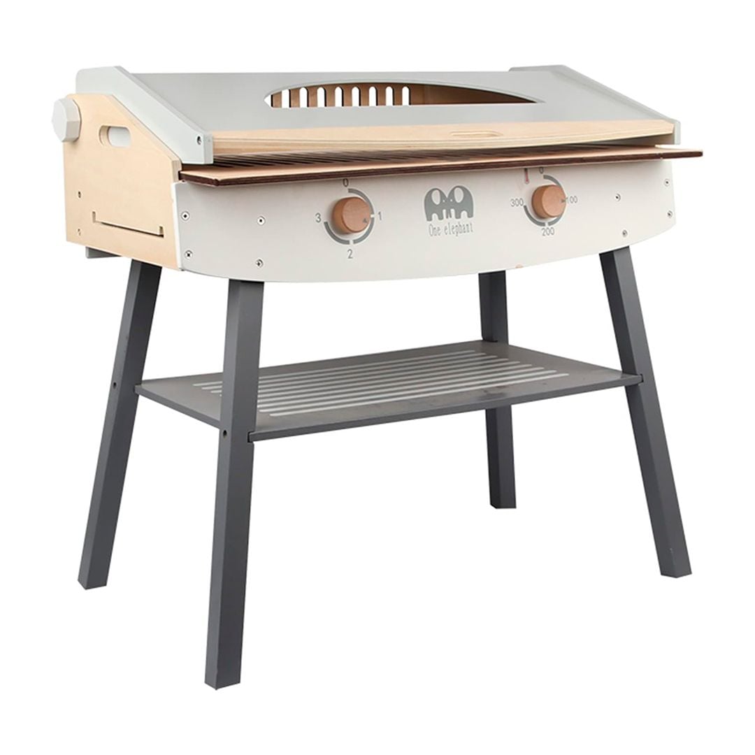 عدة ومنقل الشواء الخشبي للأطفال - 10