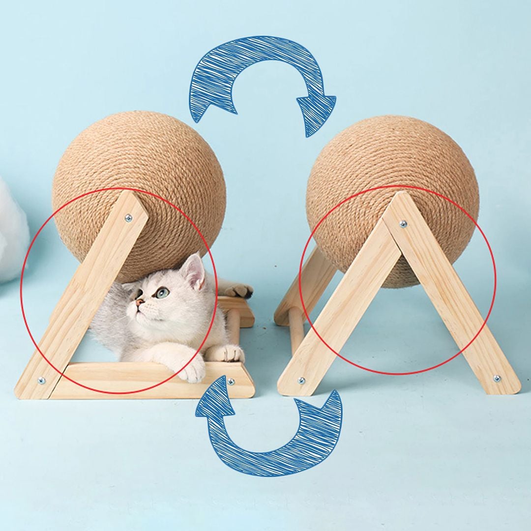 Kitten Sisal Rope Ball Toy product thumbnail 14