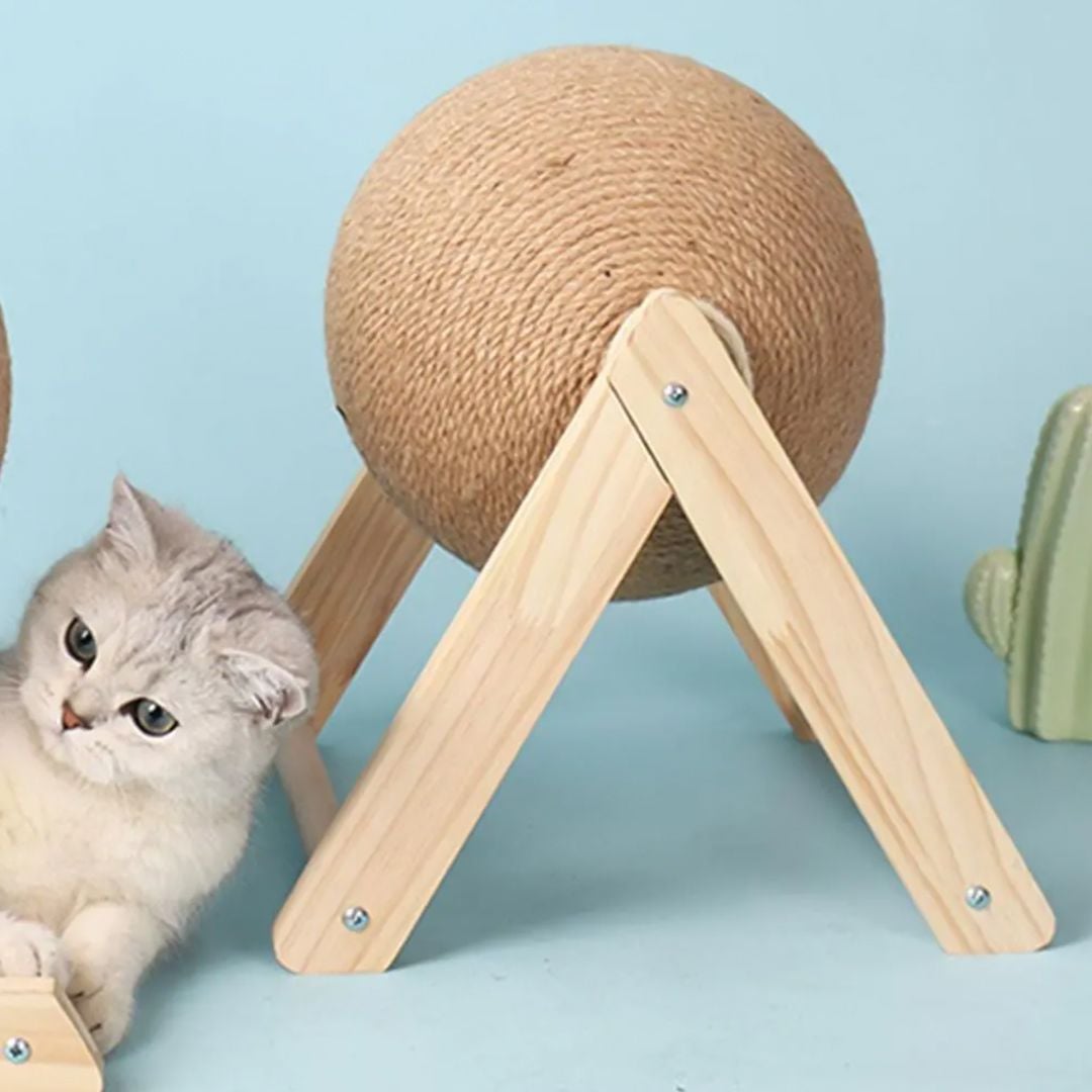 Kitten Sisal Rope Ball Toy product thumbnail 15