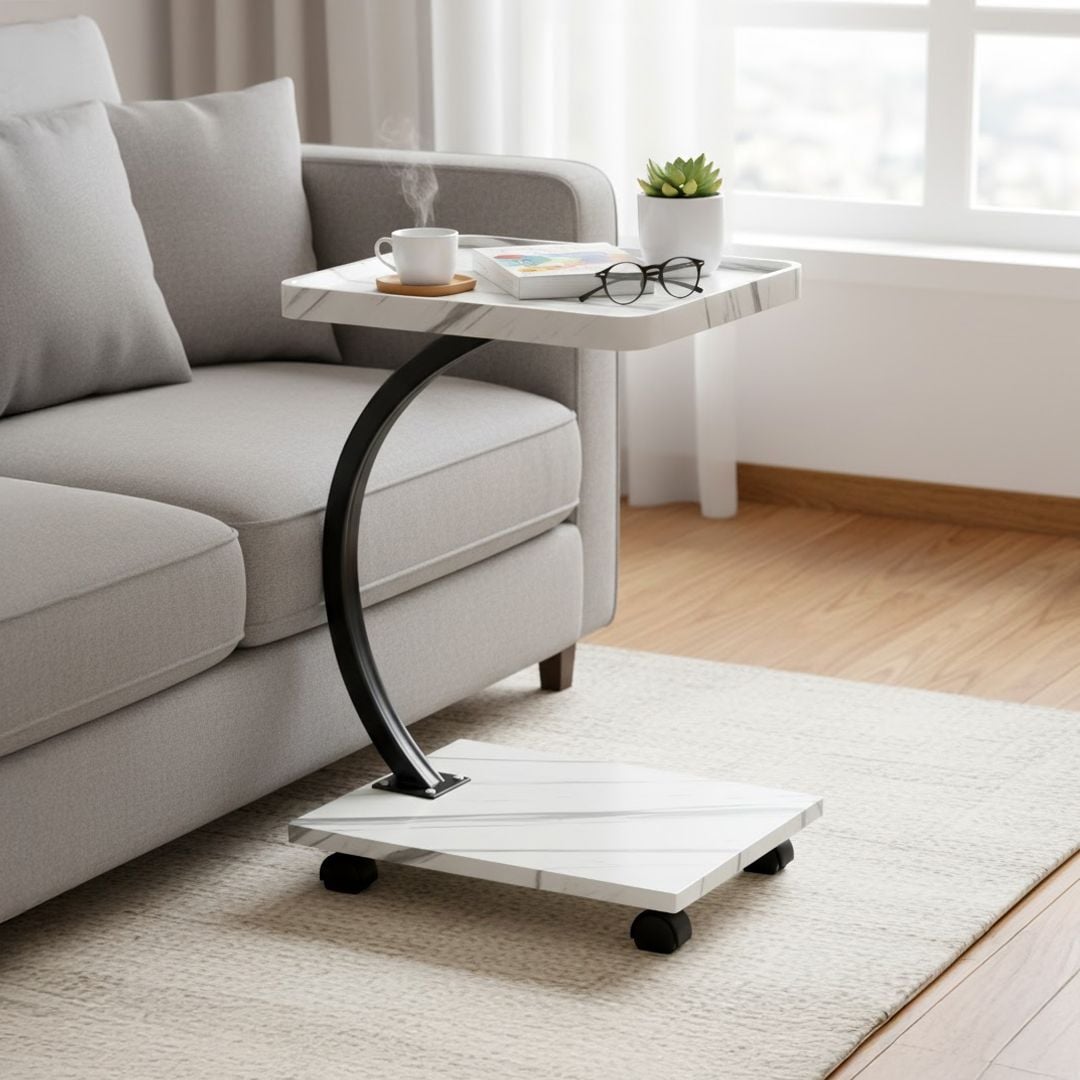 طاولة جانبية بتصميم مربع - 10