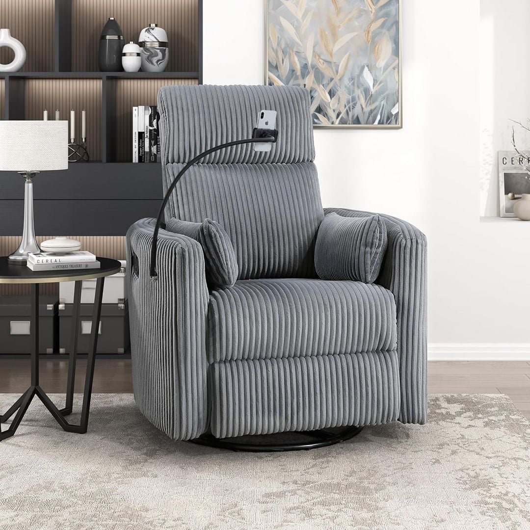 Corduroy FlowMotion Comfort Recliner - 13