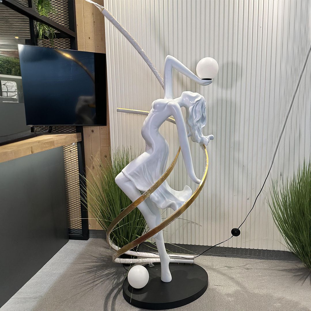 Lamp with Base In the Shape Of a Dancing Figurinec product thumbnail 12