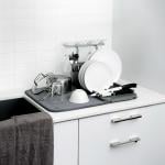 رف وبساط تجفيف الأطباق - 4