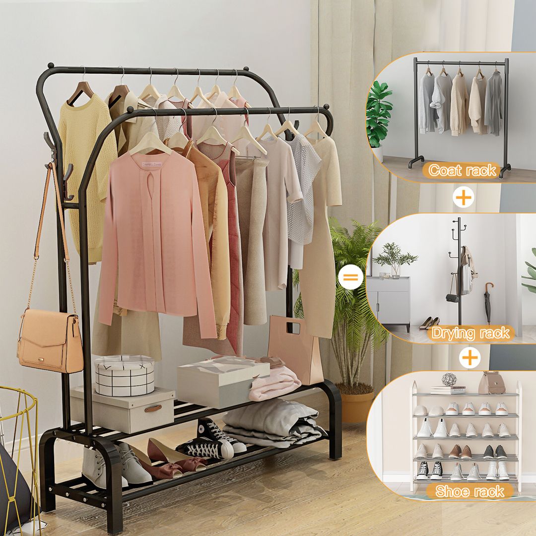 Clothes Hanger with Top Rod Clothes Shelves product thumbnail 5